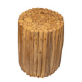 Acacia Wood End Table 17.75 Inches Tall U773134