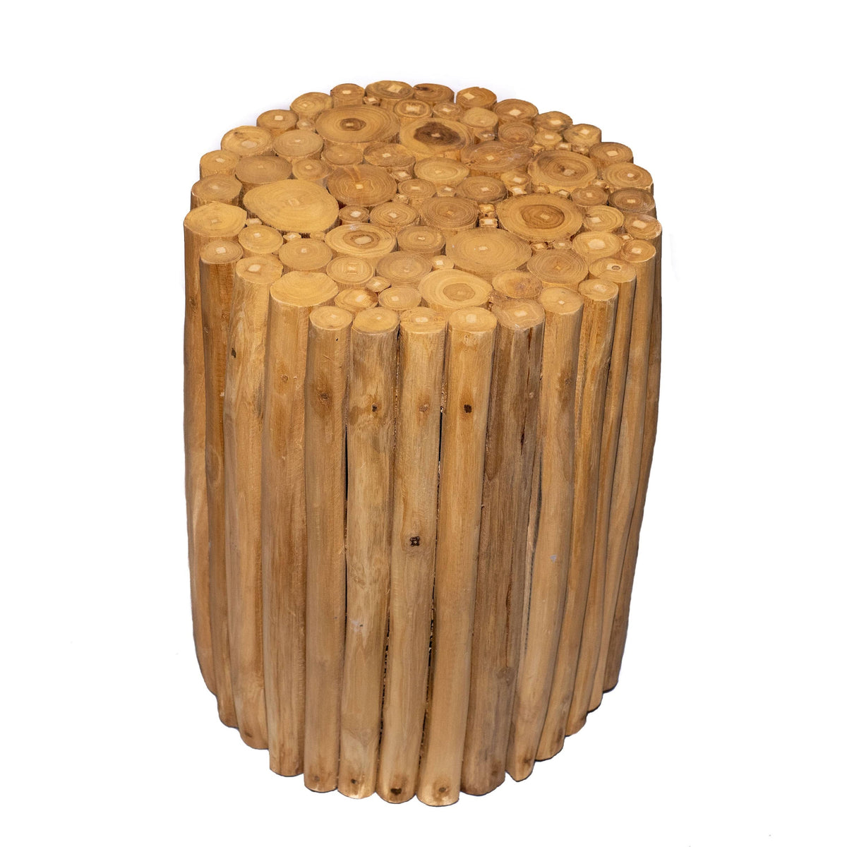 Acacia Wood End Table 17.75 Inches Tall U773134