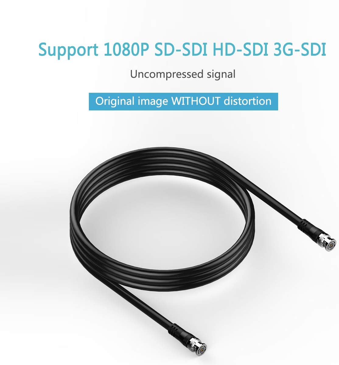 100ft 75 Ohm BNC to BNC Coax Cable P9788