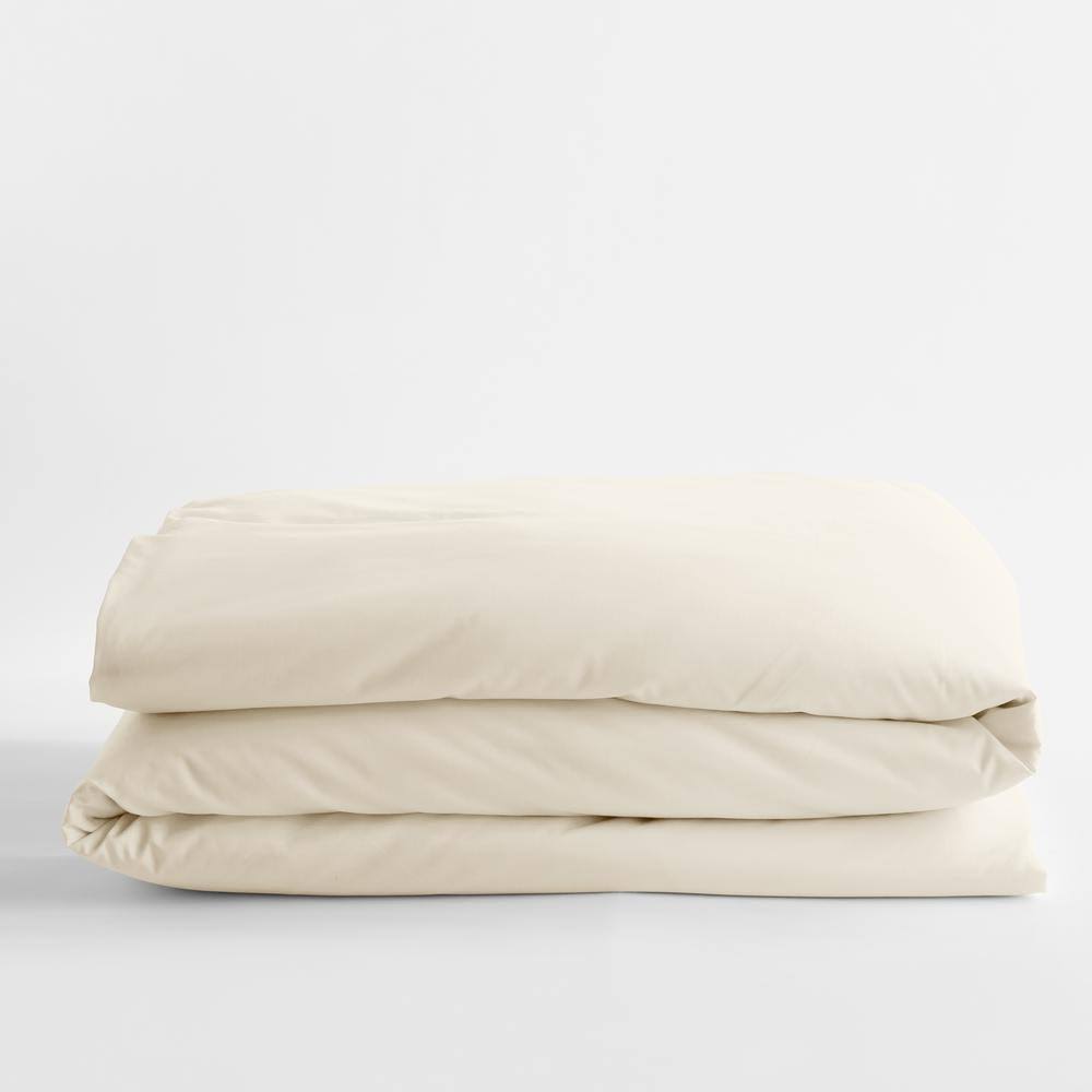 Ivory King Bamboo Cotton Sateen Duvet Cover W984402