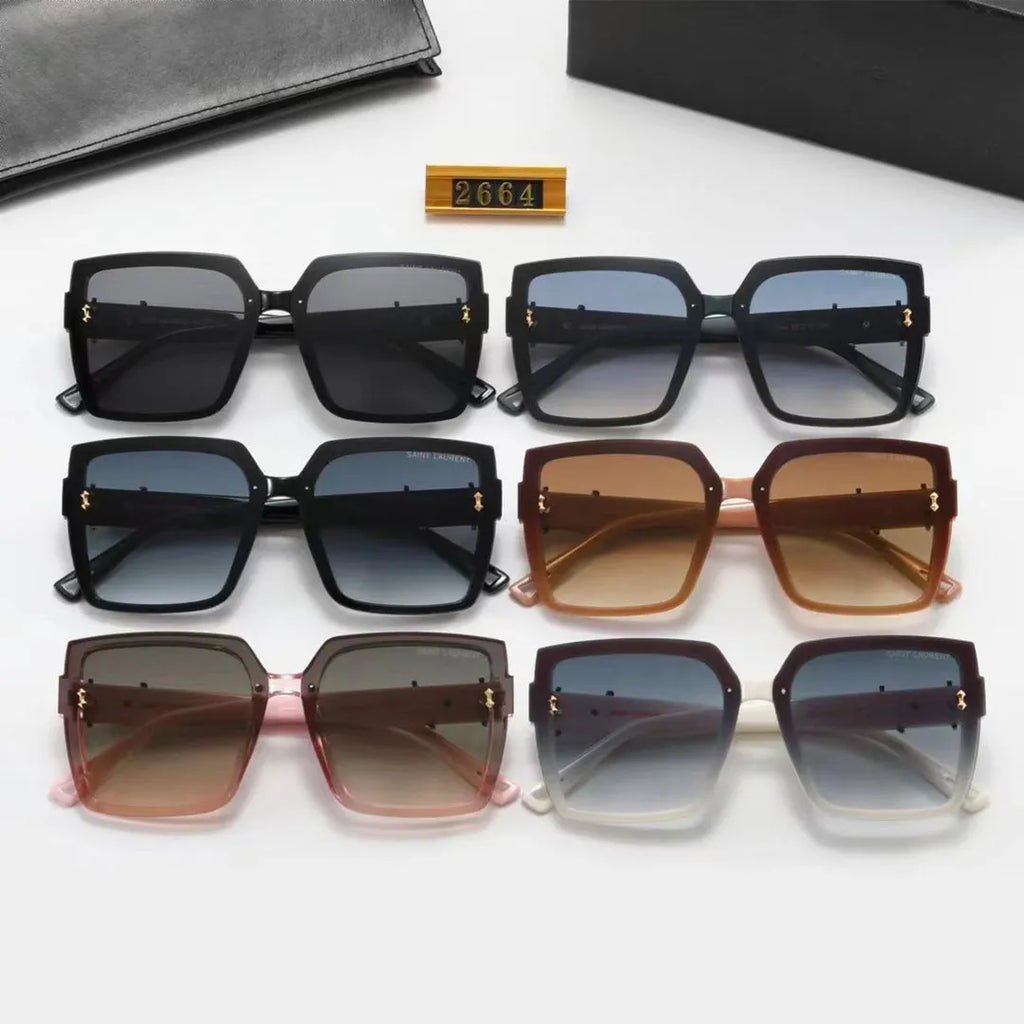 YS Letter Printing Sunglasses L7595