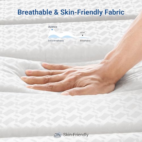 10 Inch Queen Hybrid Mattress with Memory Foam H653