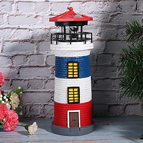 Solar Lighthouse Statue Outdoor Light W6310