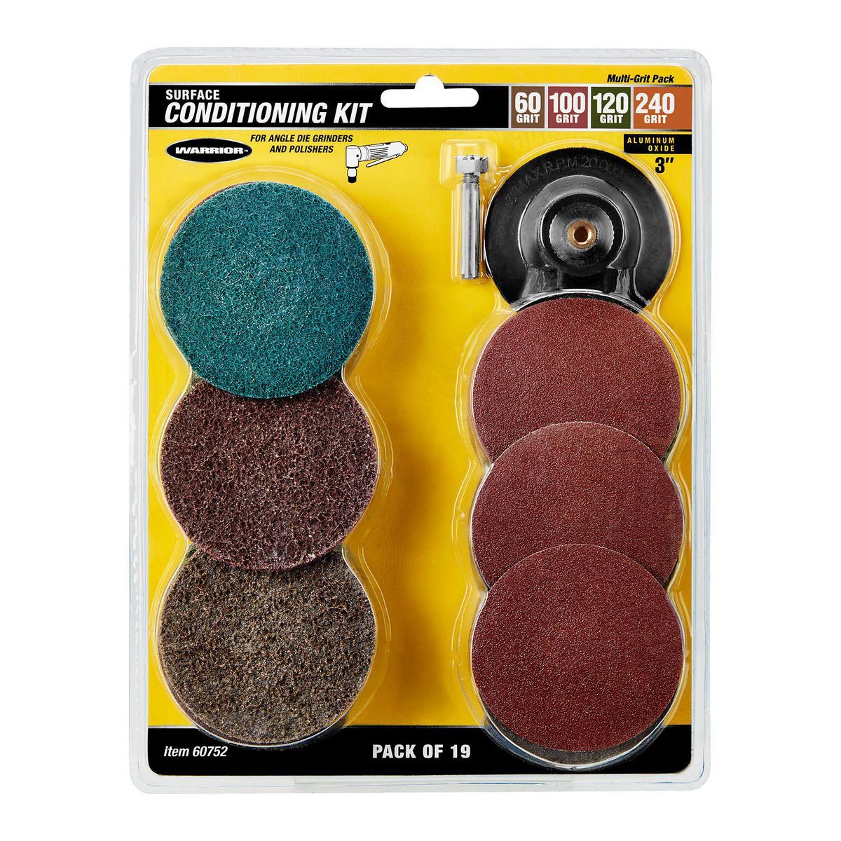 3 in. 19-Piece Surface Conditioning Kit V400