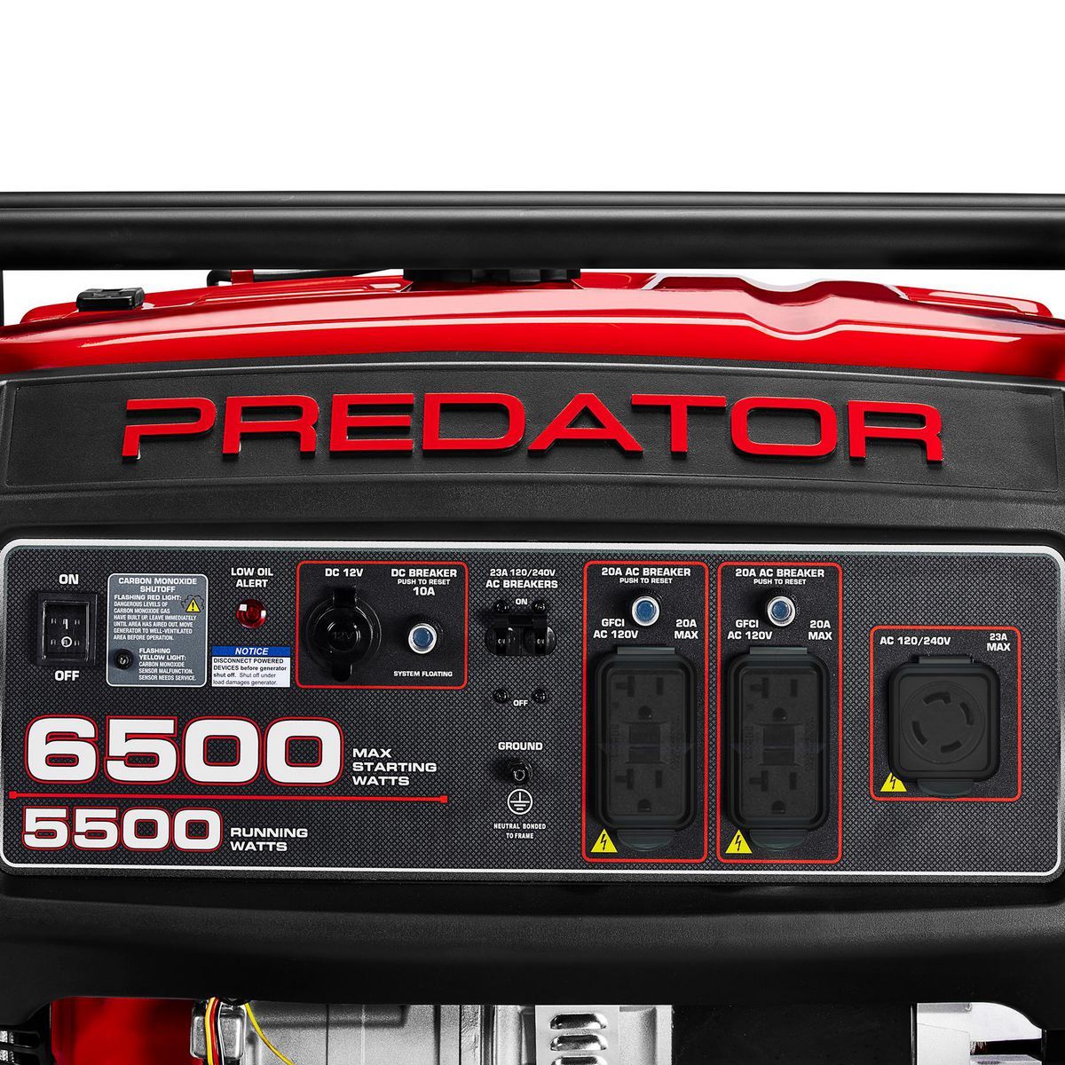 6500 Watt Gas-Powered Portable Generator H47478