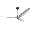 84 Ceiling Fan with Brushed Aluminum Blades and Black Finish K7645