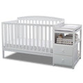 White 4-in-1 Baby Crib & Changer H59035