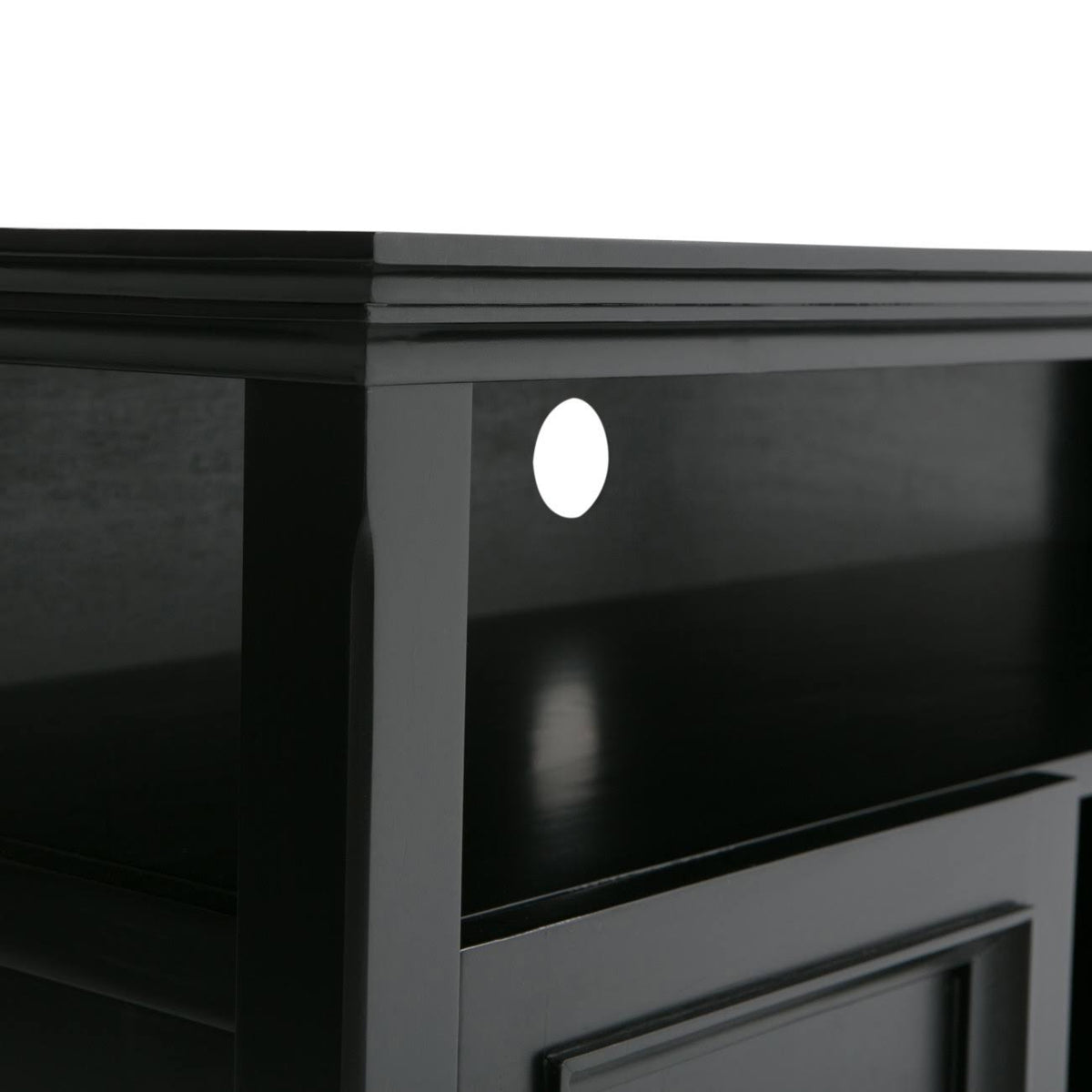 Black TV Media Stand Q19036