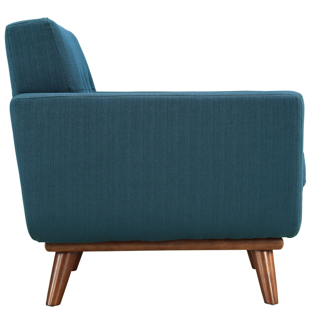 Navy Armchairs and Sofa Set of Three X8021
