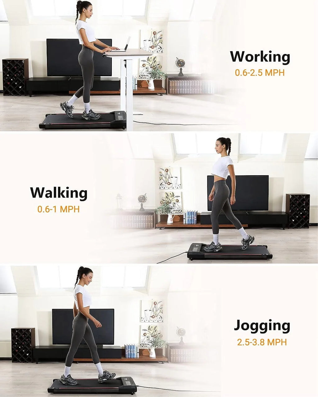 Electric Treadmill with LCD Monitor F8724