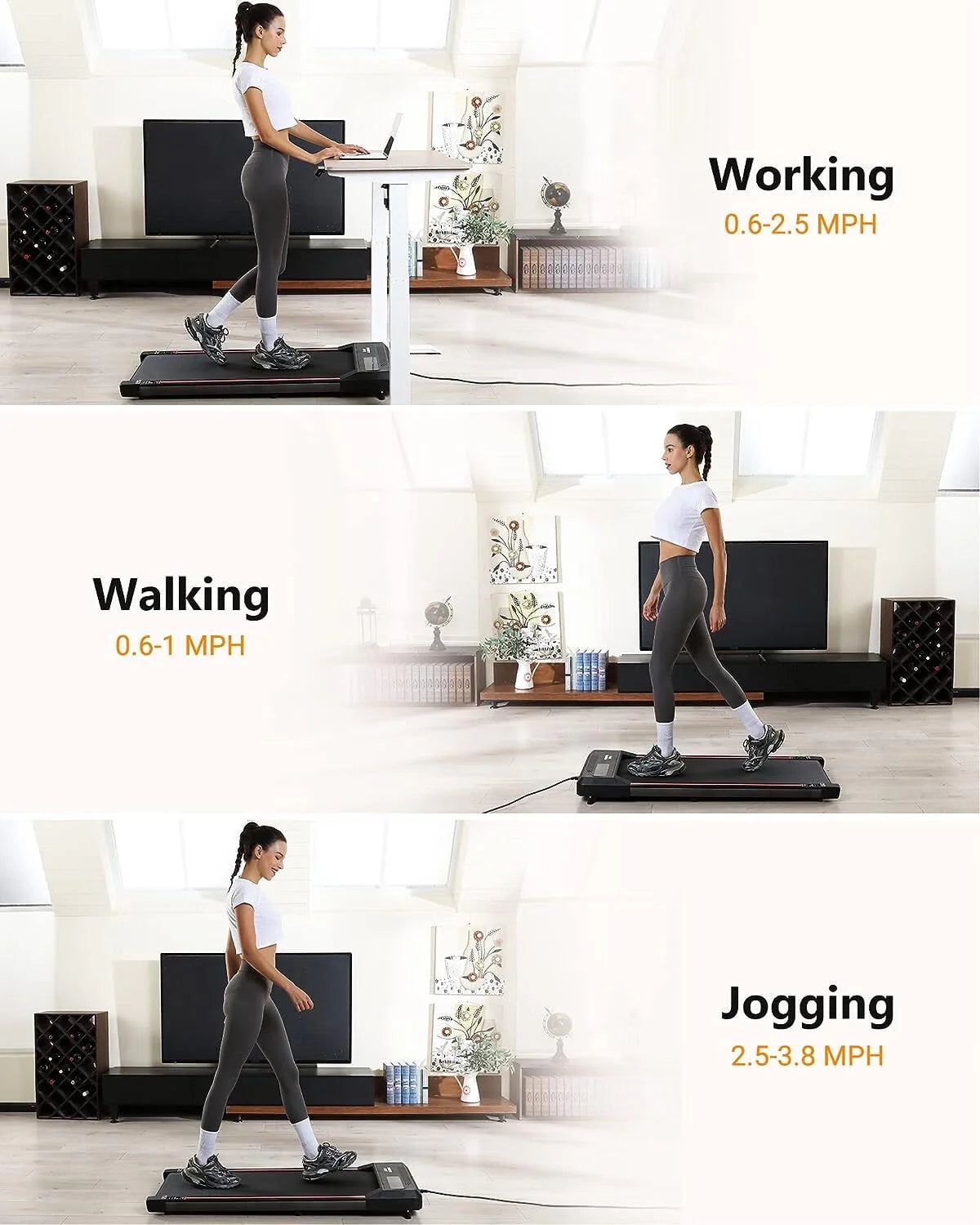 Electric Treadmill with LCD Monitor F8724