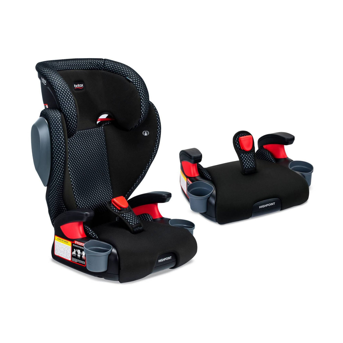 Cool Flow Grey Belt-Positioning Booster Car Seat X751