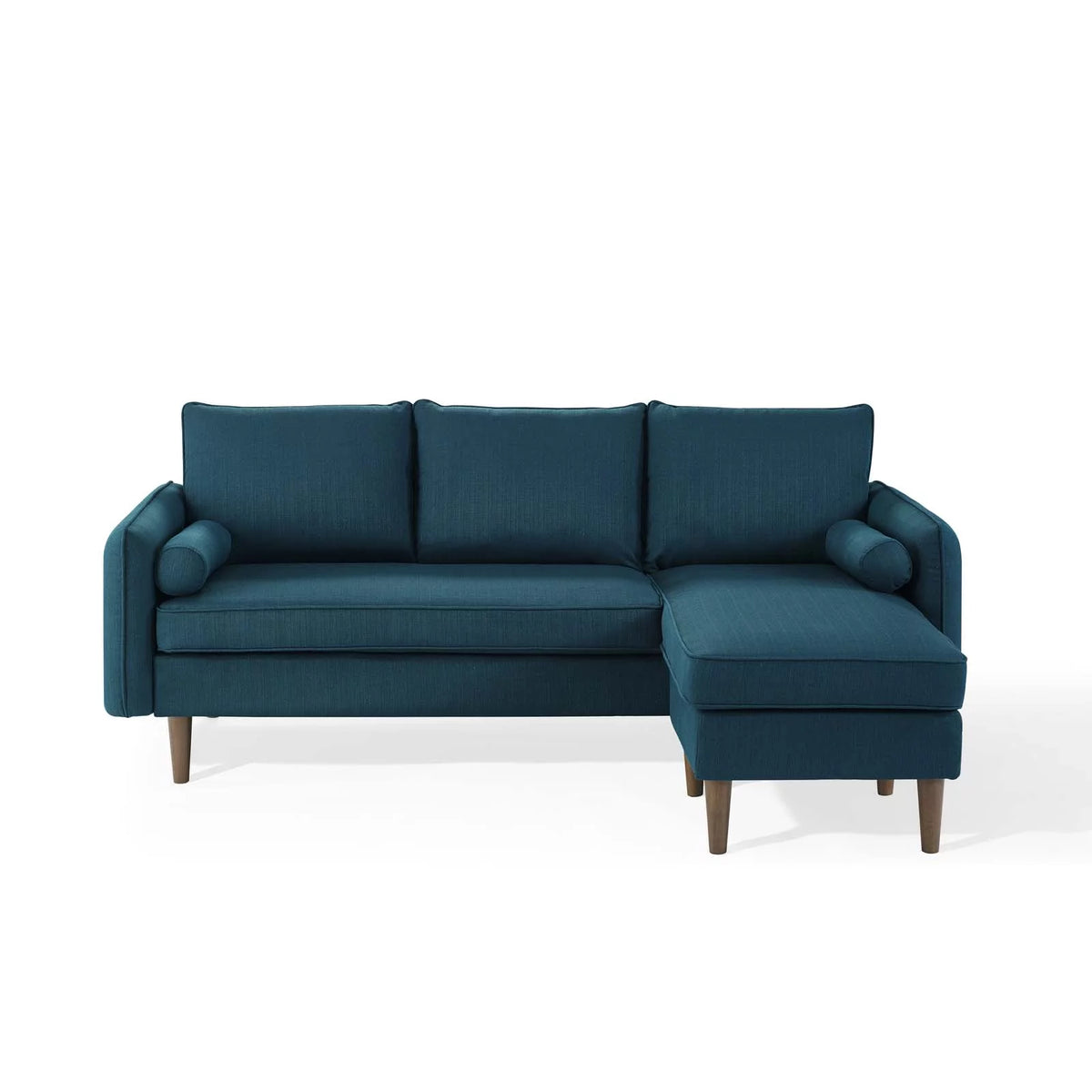 Navy Blue Fabric Sectional Sofa Set Z524752