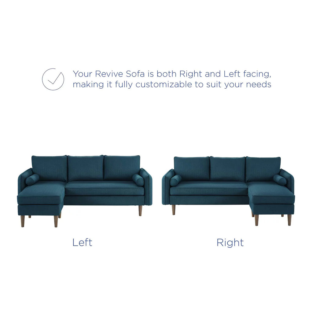 Navy Blue Fabric Sectional Sofa Set Z524752