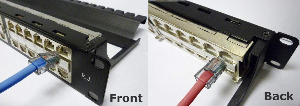 Shielded Cat6A 48 Ports High Density Patch Panel N23545