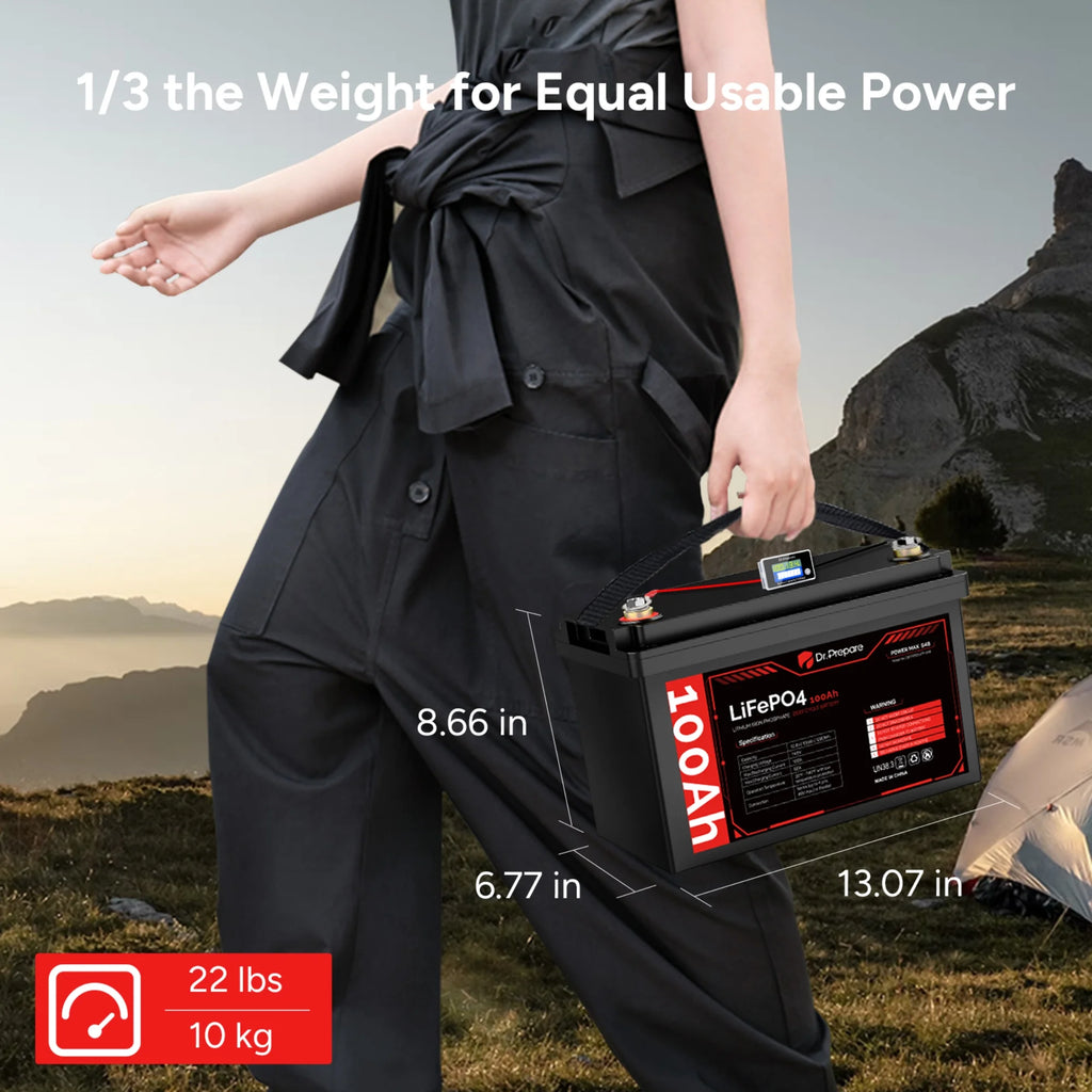100Ah LiFePO4 Lithium Deep Cycle Battery Y932