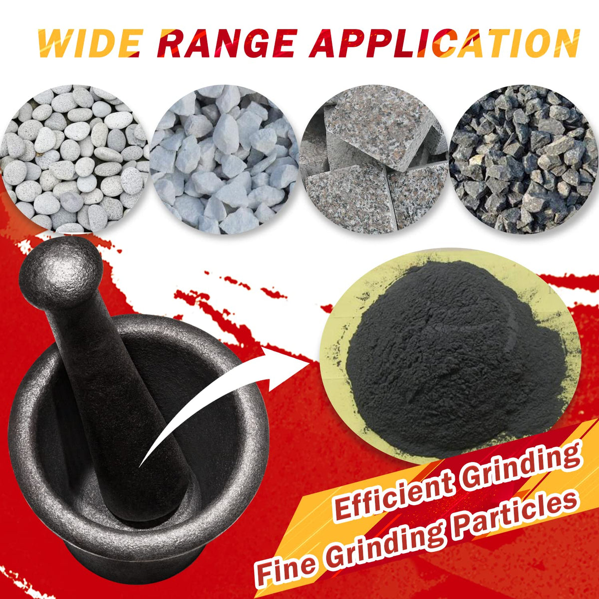 Cast Iron Mortar Pestle Set Q943622