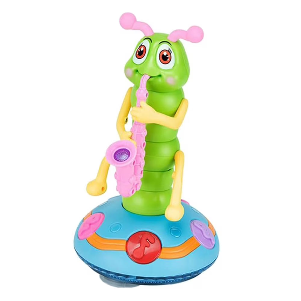 Dancing Saxophone Caterpillar Toy with Music & LED Lights L9242
