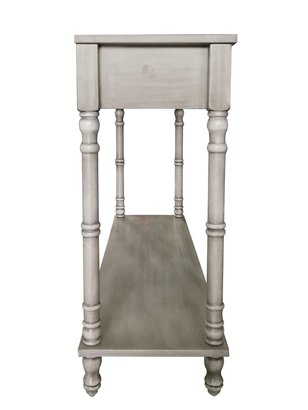 Washed Oak 2 Drawer Console Table with Shelf R232711