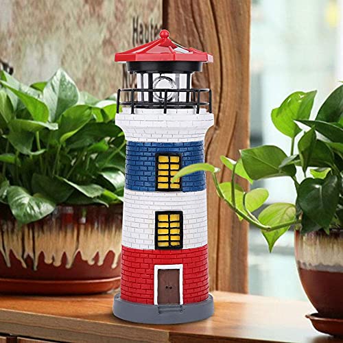 Solar Lighthouse Statue Outdoor Light W6310