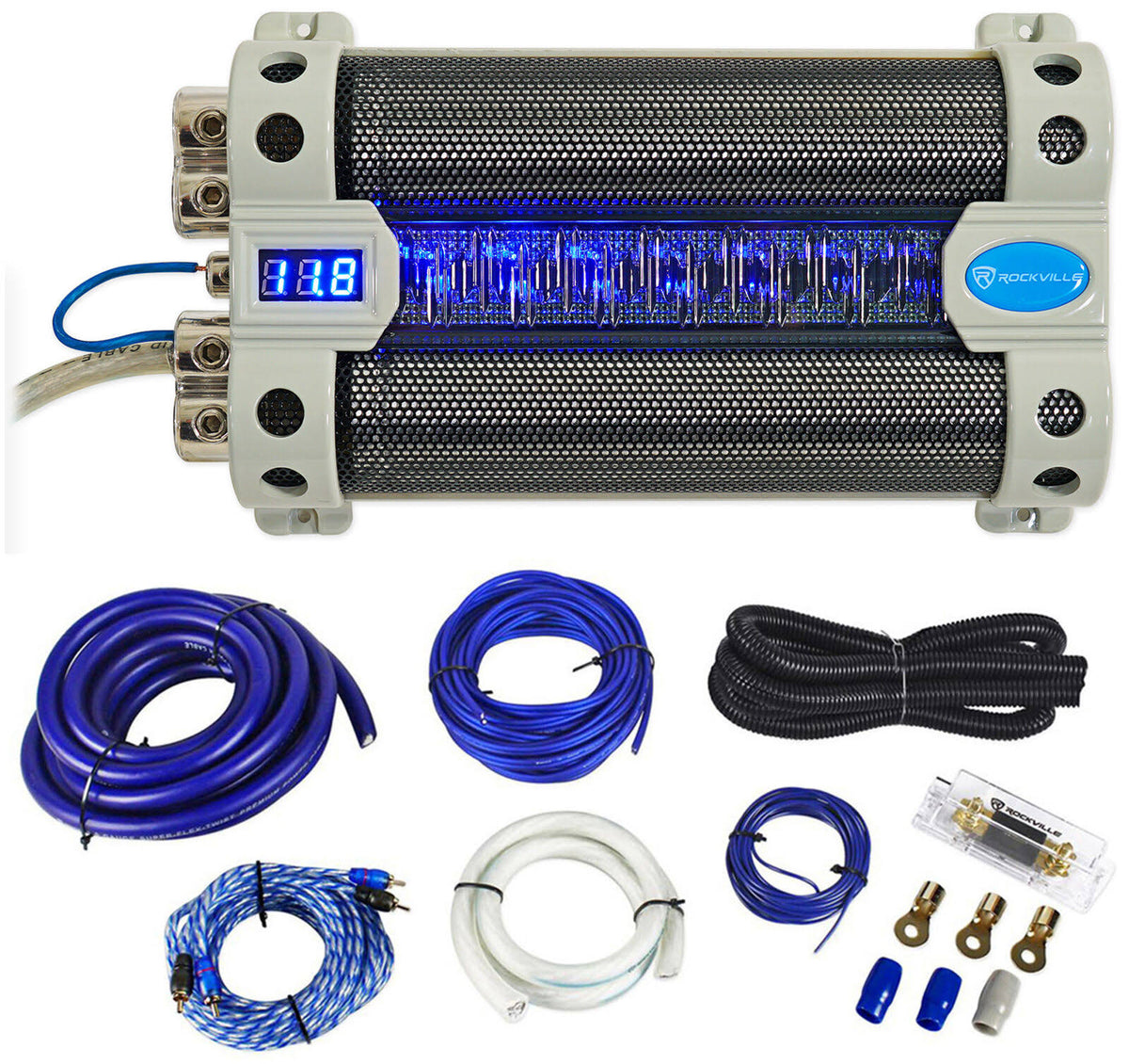 30 Farad Capacitor with Voltage Display Amp Kit W99301
