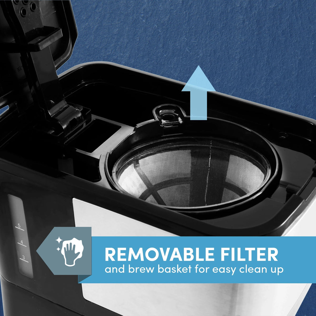5 Cup Stainless Steel Drip Coffee Maker R8637