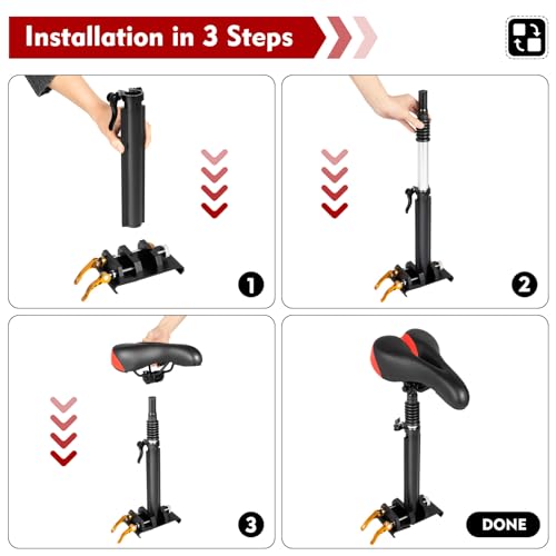 Adjustable Electric Scooter Seat with Foam Cushion K695188