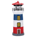 Solar Lighthouse Statue Outdoor Light W6310