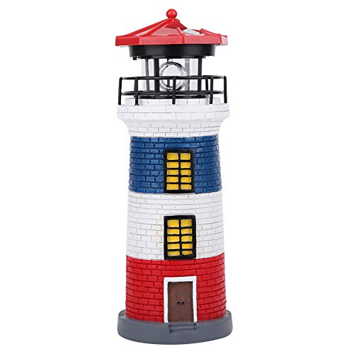 Solar Lighthouse Statue Outdoor Light W6310