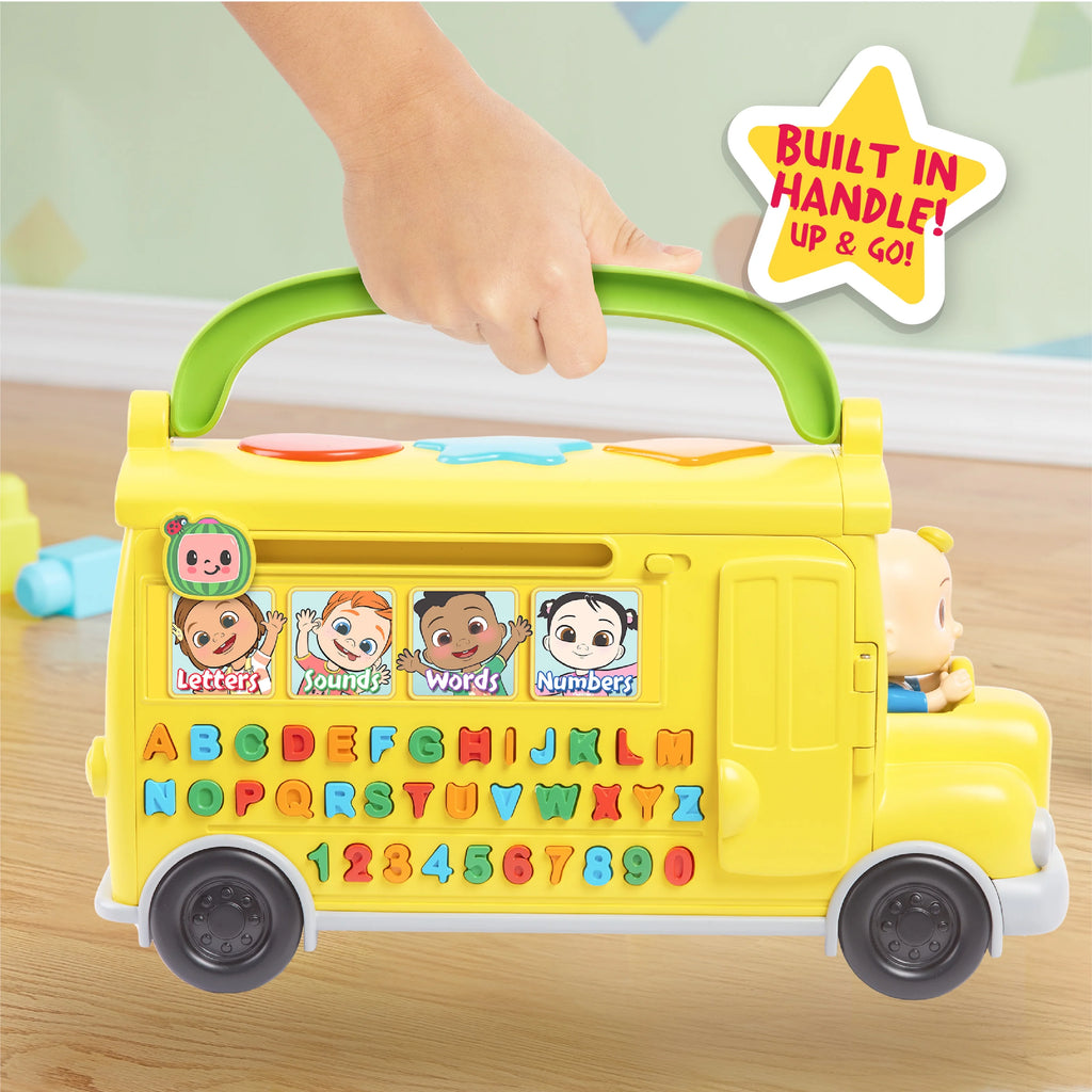 Musical Learning Bus Yellow School Bus Toy M99691