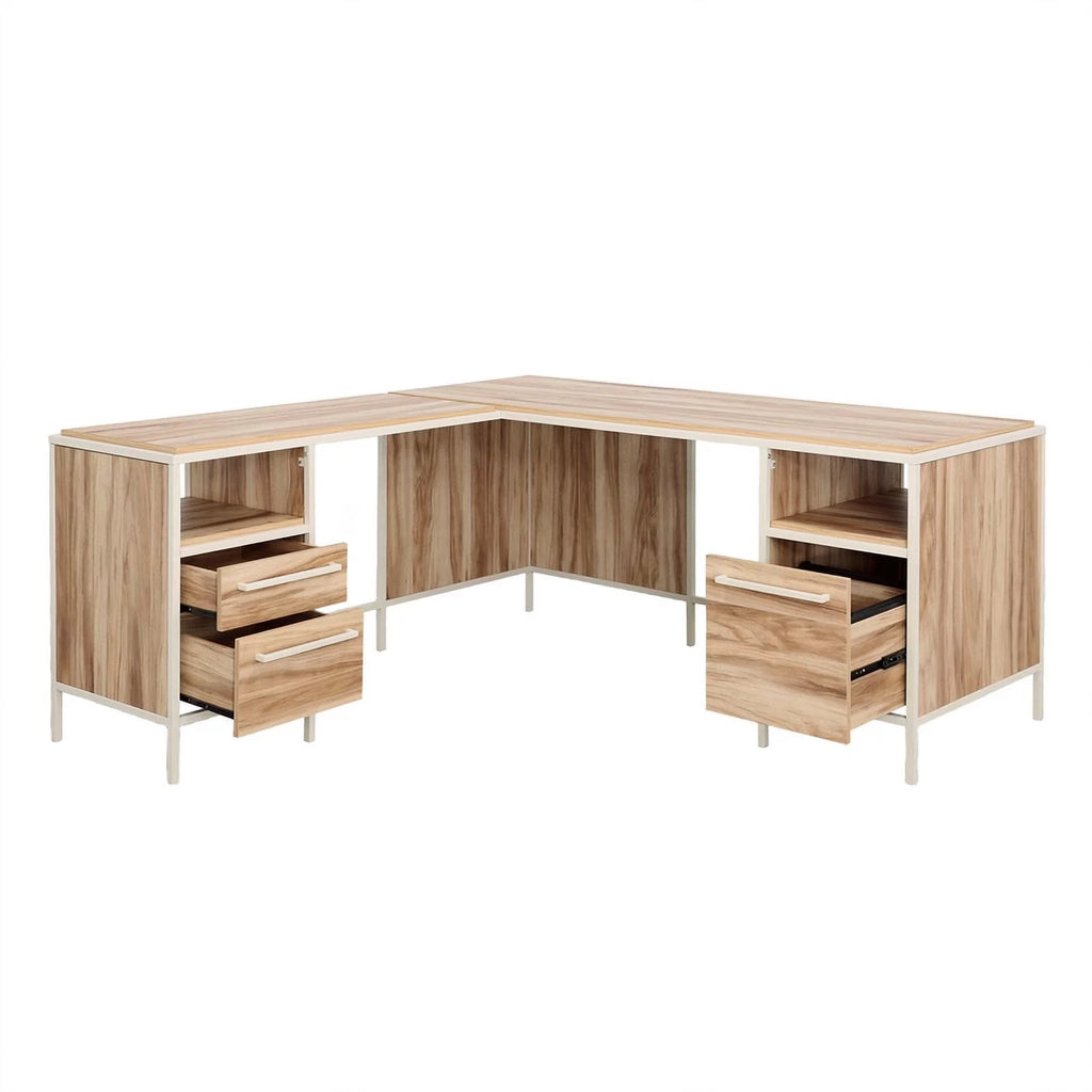 Engineered Wood L-Desk J962
