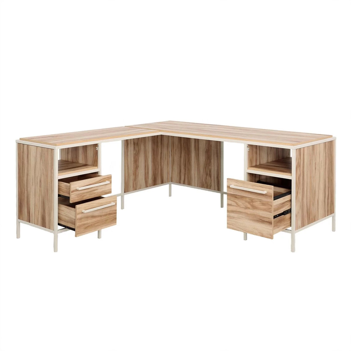 Engineered Wood L-Desk J962