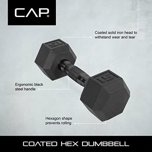 50 lbs Coated Dumbbell Set R233
