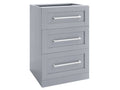 Grey 3-Drawer Cabinet Z1597