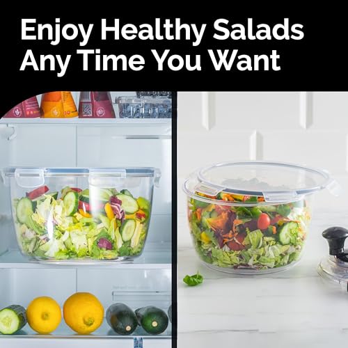 Salad Spinner with Storage Lid, Drain, Bowl, and Colander - 3.7 Qt F809284