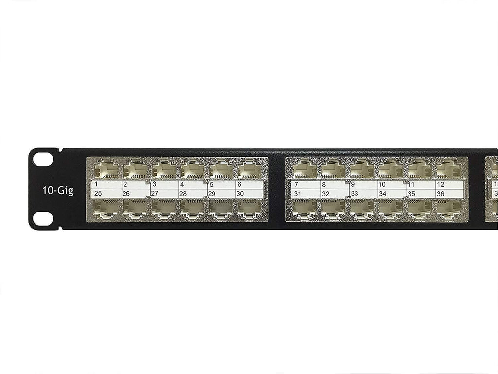 Shielded Cat6A 48 Ports High Density Patch Panel N23545