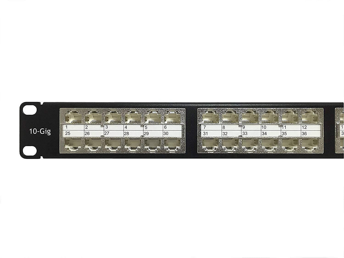Shielded Cat6A 48 Ports High Density Patch Panel N23545