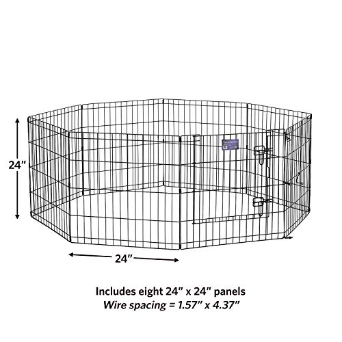 Black Dog Exercise Pen & Playpen with Door N956