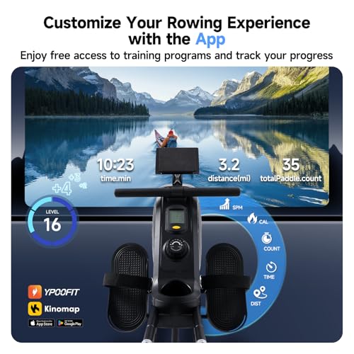 350 LB Capacity 16-Level Magnetic Foldable Rowing Machine S6762