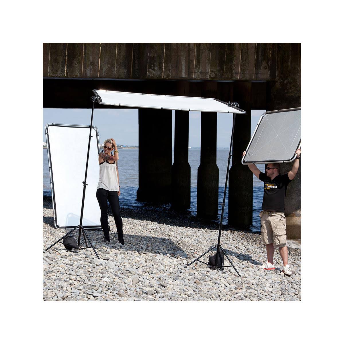 3.6 x 6.6& Skylite Rapid Fabric Reflector (Black/White) T118404