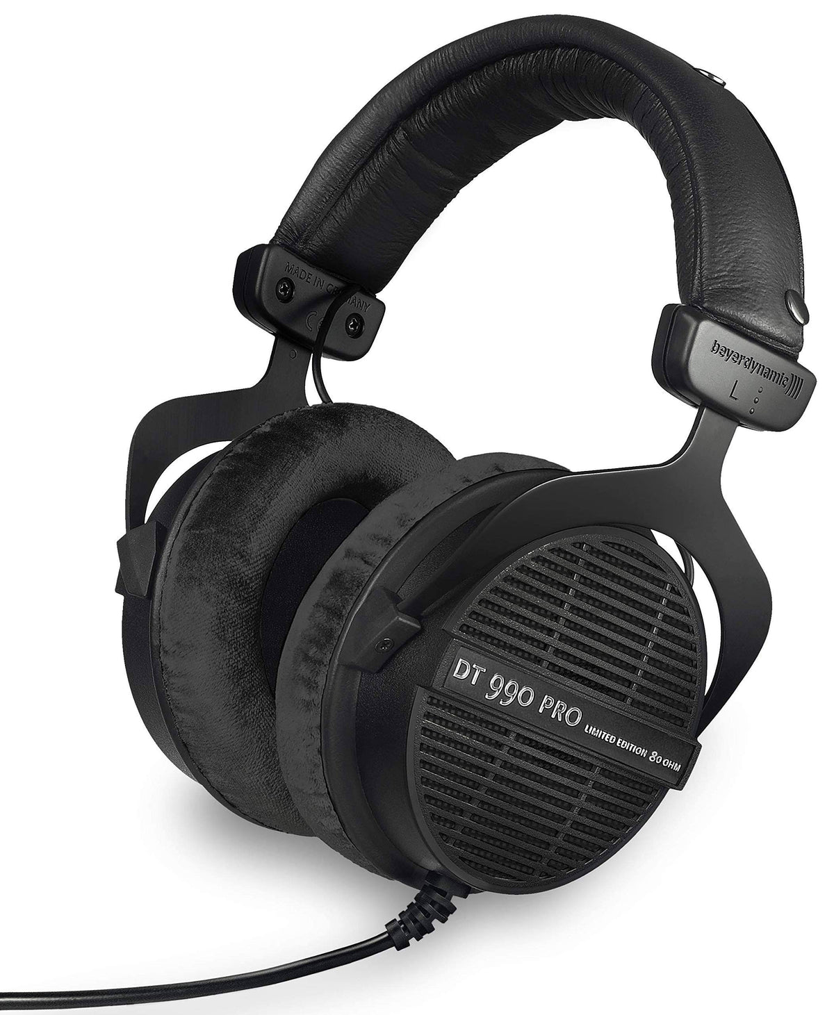 Open-Back Wired 80 Ohm Over-Ear Studio Monitor Headphones X1579