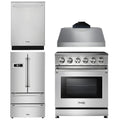 30 Electric Range, Range Hood, Refrigerator, Dishwasher O858