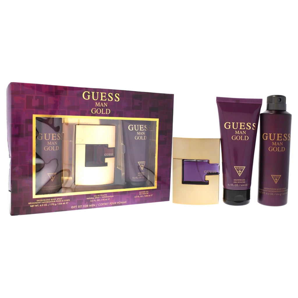 3 Pc Gift Set 2.5 oz EDT Spray 6.0 oz Deodorizing Body Spray 6.7 oz Shower Gel J405429