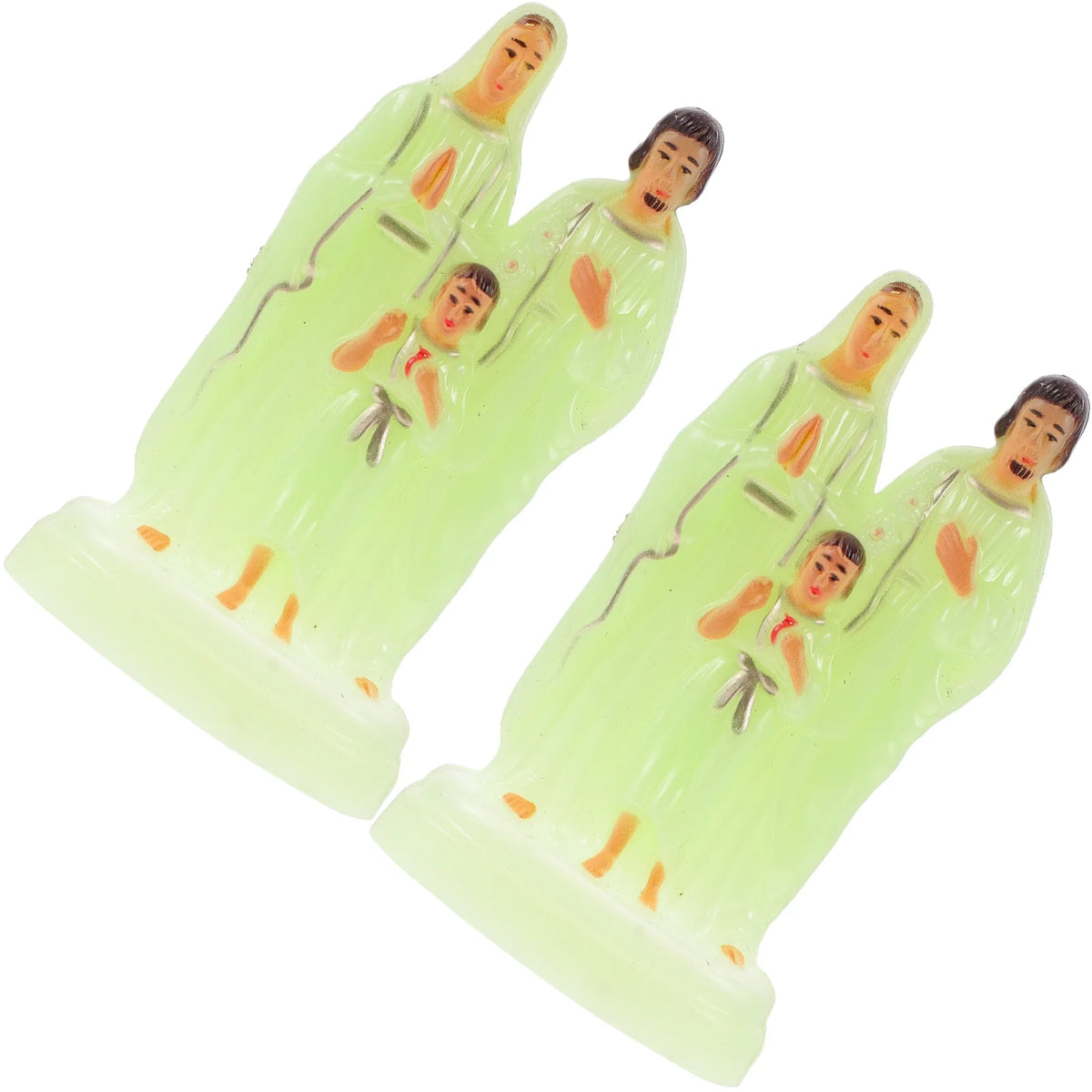 Desktop Decorations Luminous Ornament Church Statue J4769
