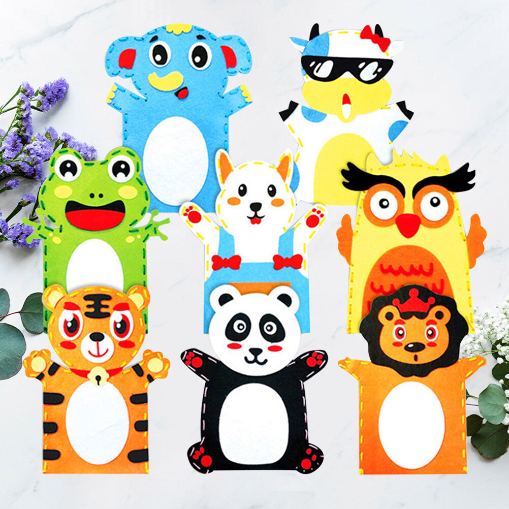8PCS DIY Doll Making Kit Fabric Weaving Educational Toys A25681