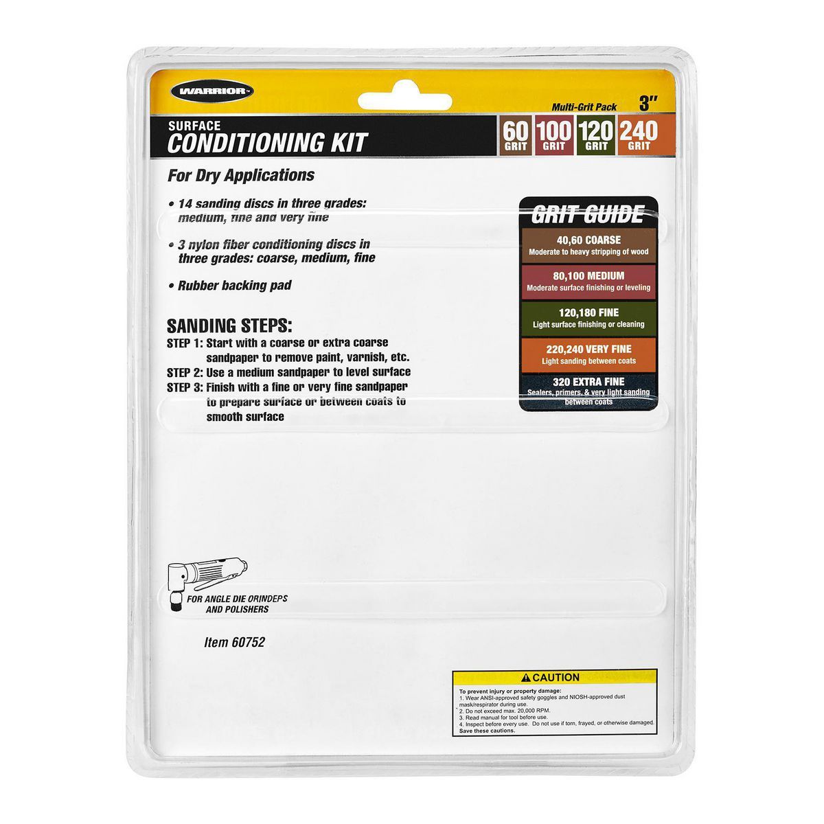 3 in. 19-Piece Surface Conditioning Kit V400