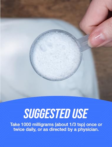 Calcium Aspartate Powder 1000mg (200mg Calcium) per Serving, 500g (1.1 lbs) X283