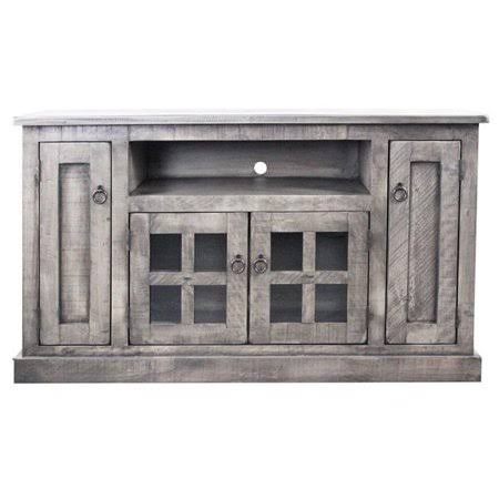 57 in. Rustic Grey TV Stand E5401