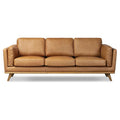 Macadamia Leather Sofa T657