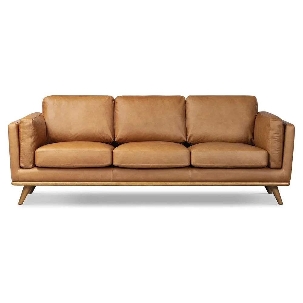 Macadamia Leather Sofa T657